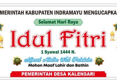 Pemerintah Desa Kalensari Mengucapkan Selamat Hari Raya Idul Fitri 1 Syawal 1444 H/2023 M